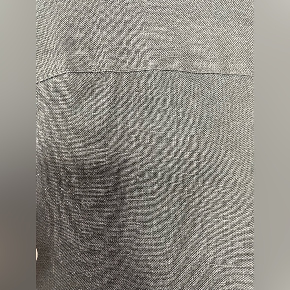 Todd Snyder Baird McNutt Irish Linen Shirt Men’s XXL Black Button Up Long Sleeve - Picture 9 of 15